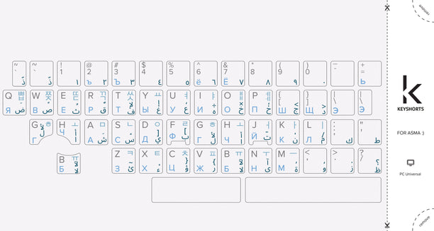 custom keyboard stickers real project #3