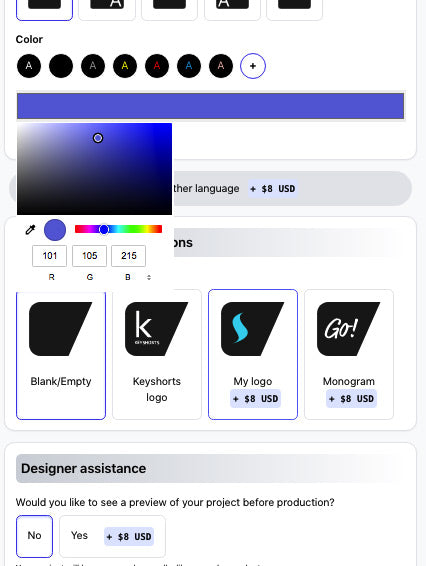 Picking the color of Framework Keyboard Stickers