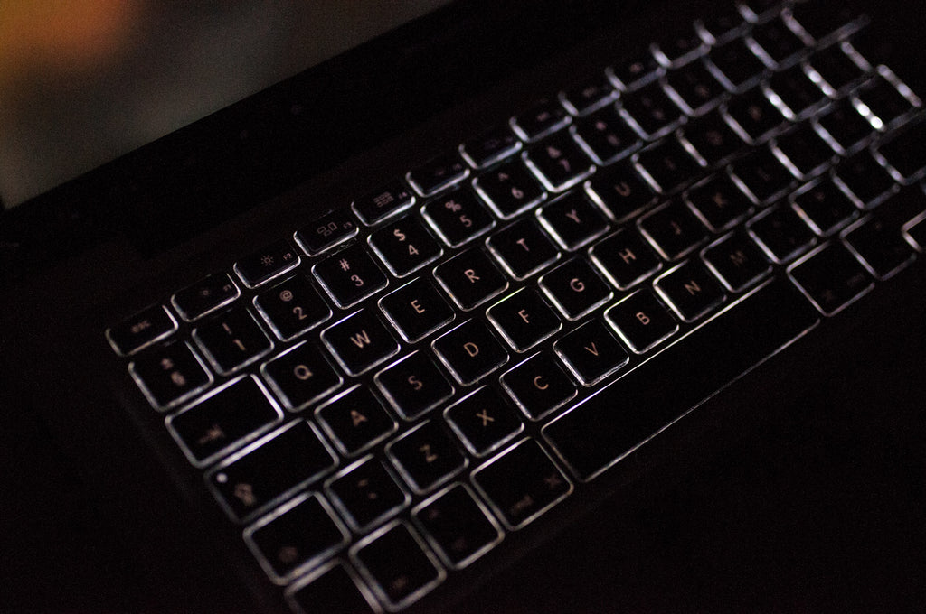 Keyboard stickers on backlit keyboard