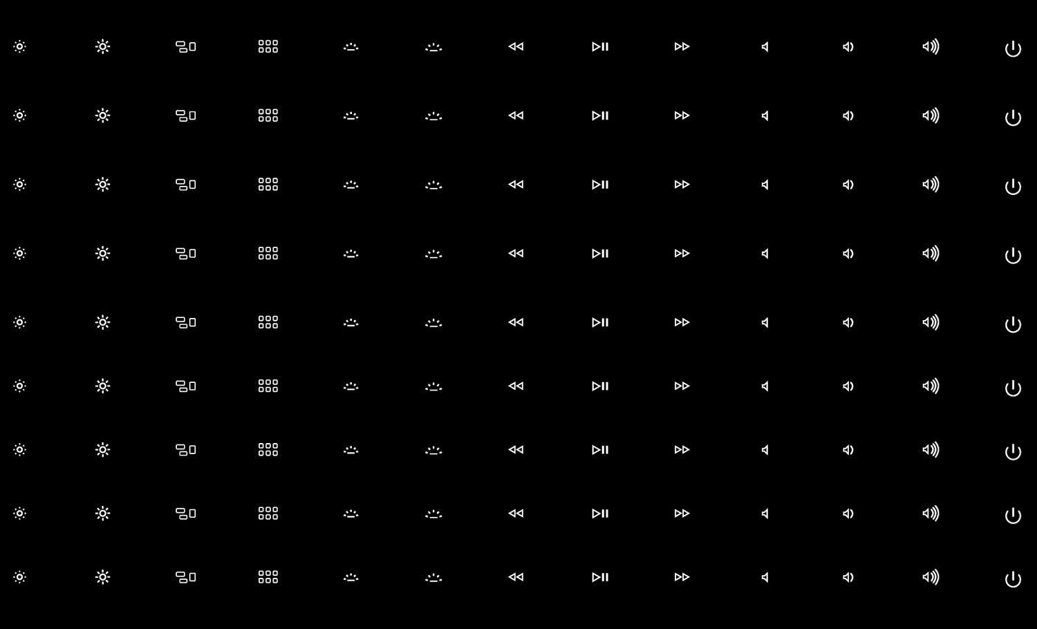 MacBook Keyboard Symbols Chart