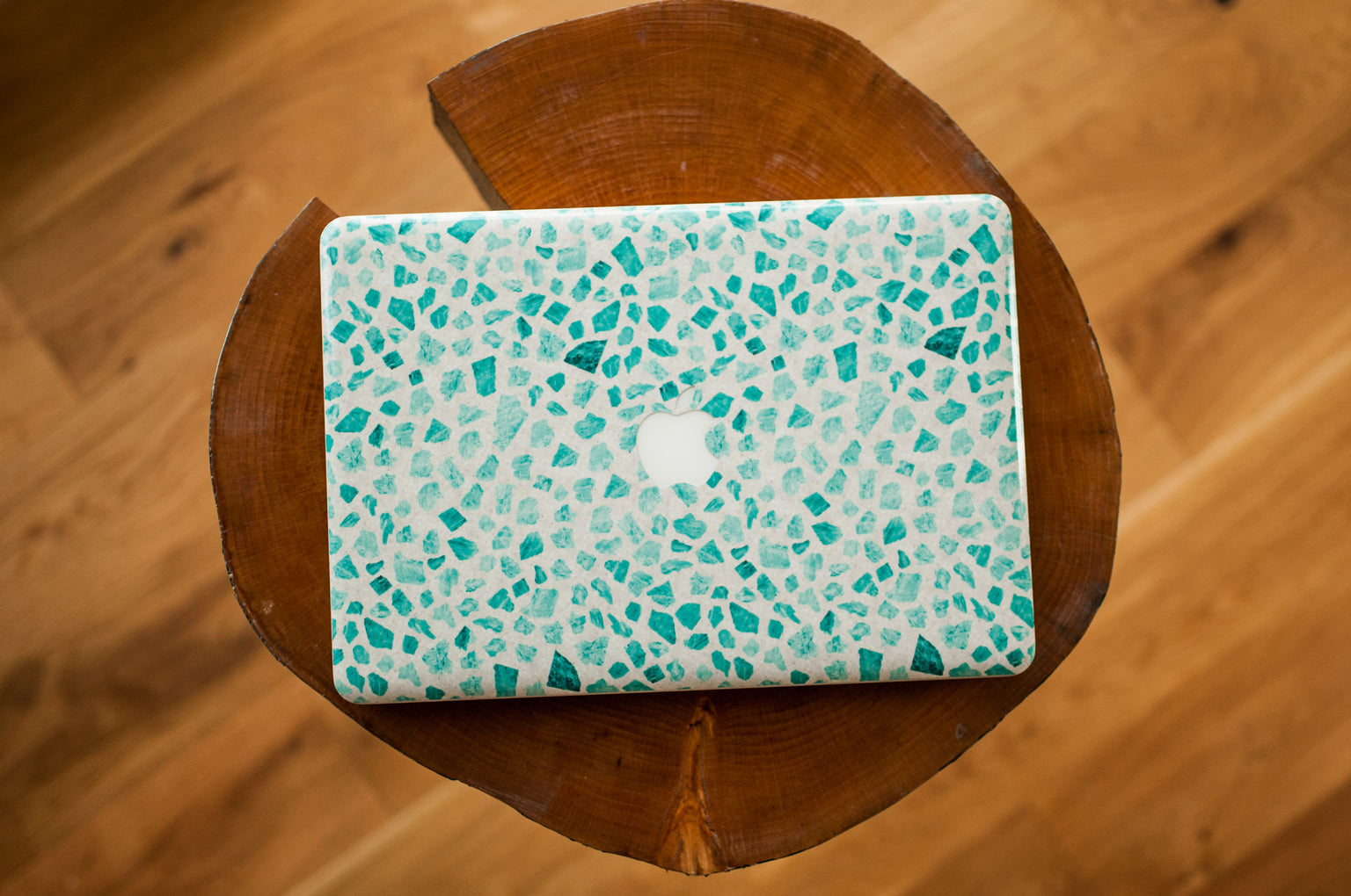 Turquoise Terrazzo MacBook Skin