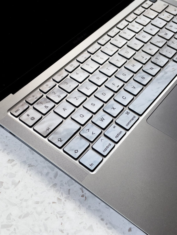 MacBook Air Keyboard Stickers - AZERTY & Marble