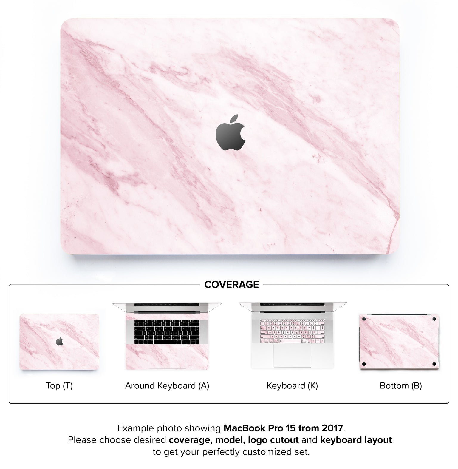 Marble on the sun MacBook Skin