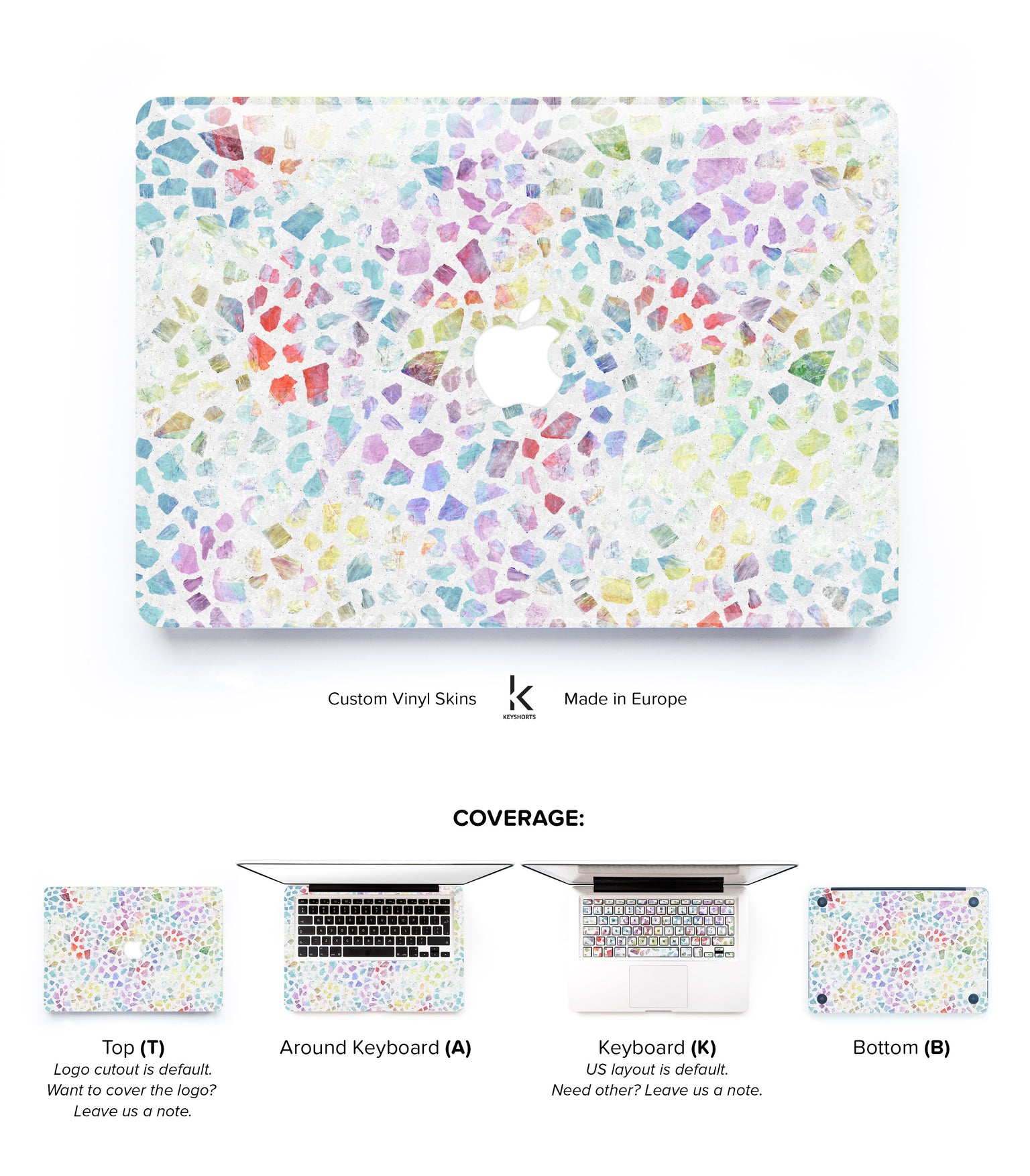 Modern Terrazzo MacBook Skin