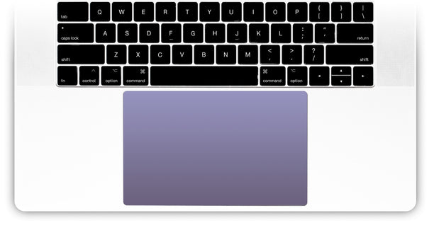 Orchid Gray MacBook Trackpad Sticker