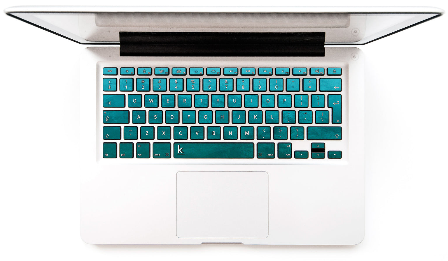 Petroleum Blue MacBook Keyboard Stickers decals