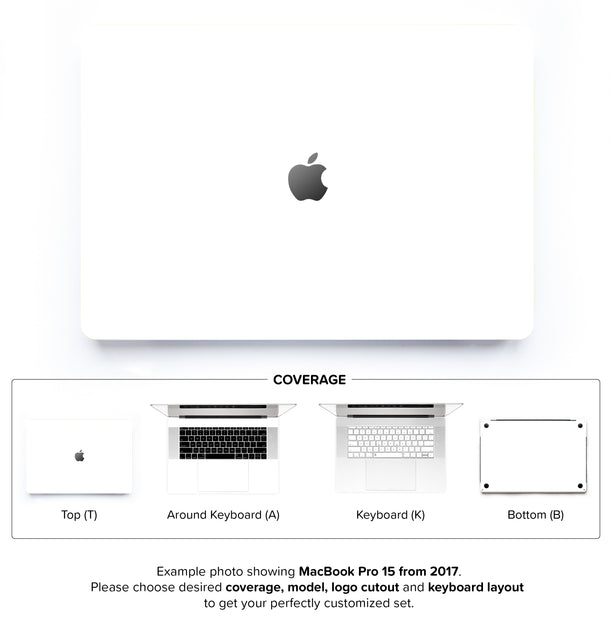 Plain White MacBook Skin