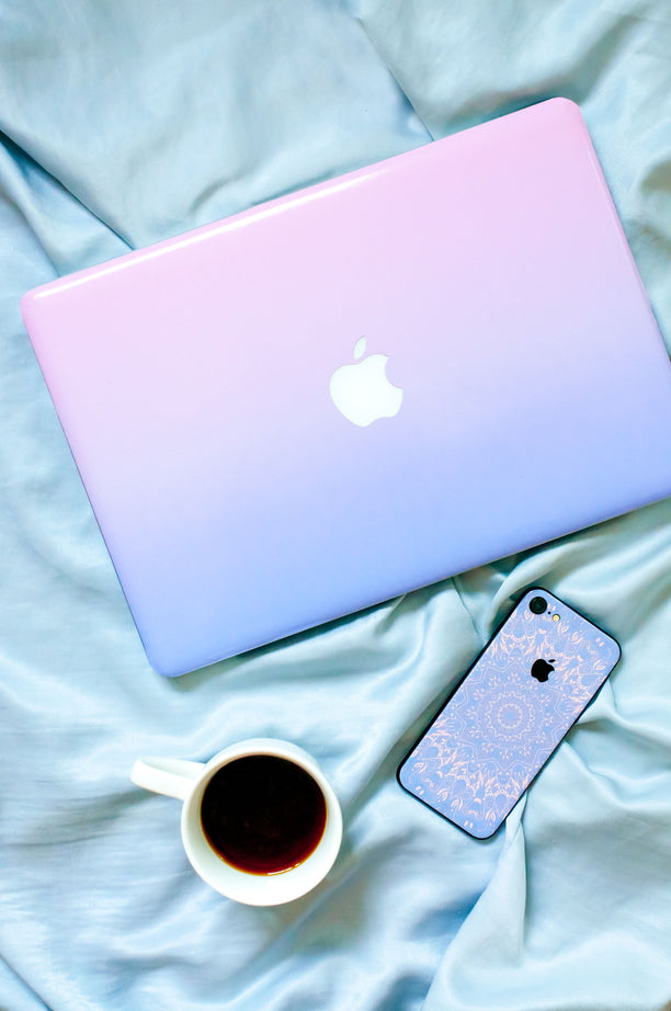 Purple Pink Ombre MacBook Skin