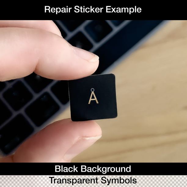 Repair & Protect Keyboard Stickers - repair sticker