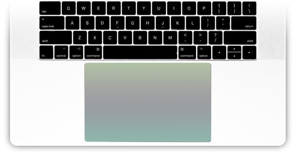 Scandi field ombre MacBook Trackpad Sticker