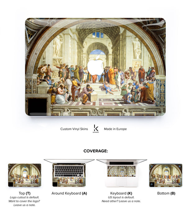 School of Athens MacBook Skin