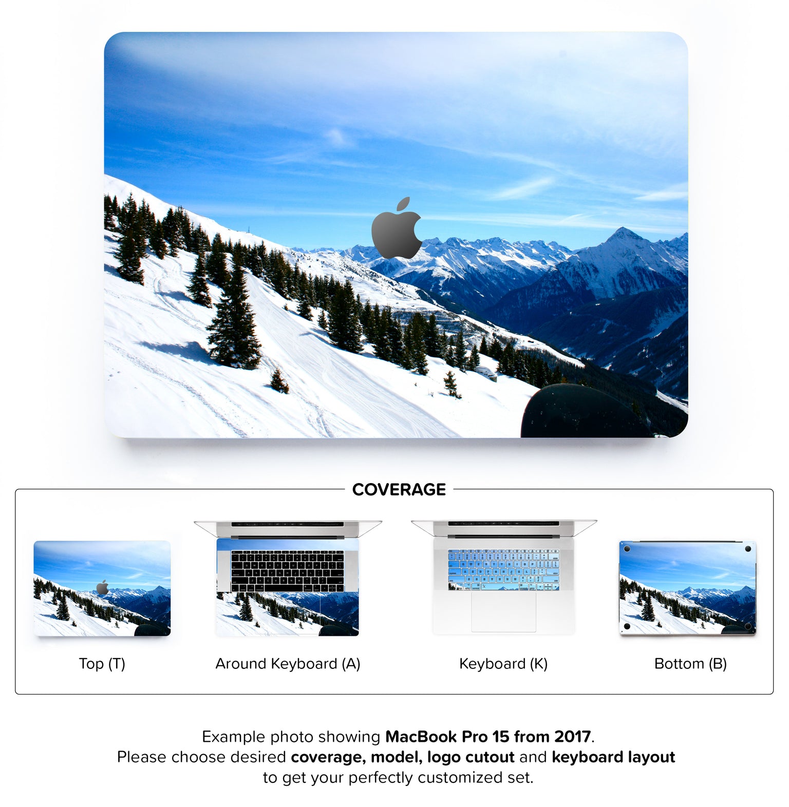 Snowboard Soul MacBook Skin