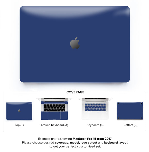 Sunrise Navy MacBook Skin