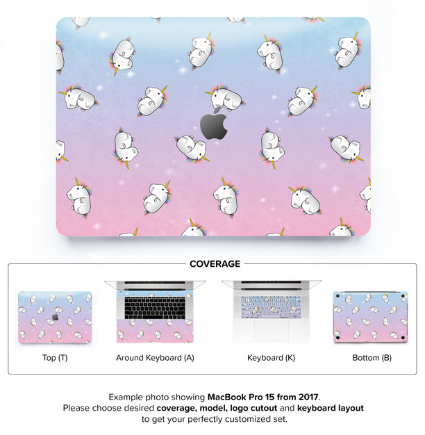 Unicorn Galaxy MacBook Skin