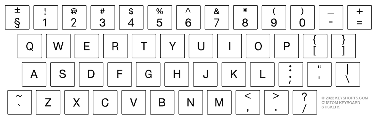 keyboard reference