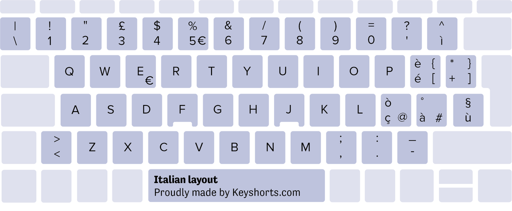 Italian Windows keyboard layout